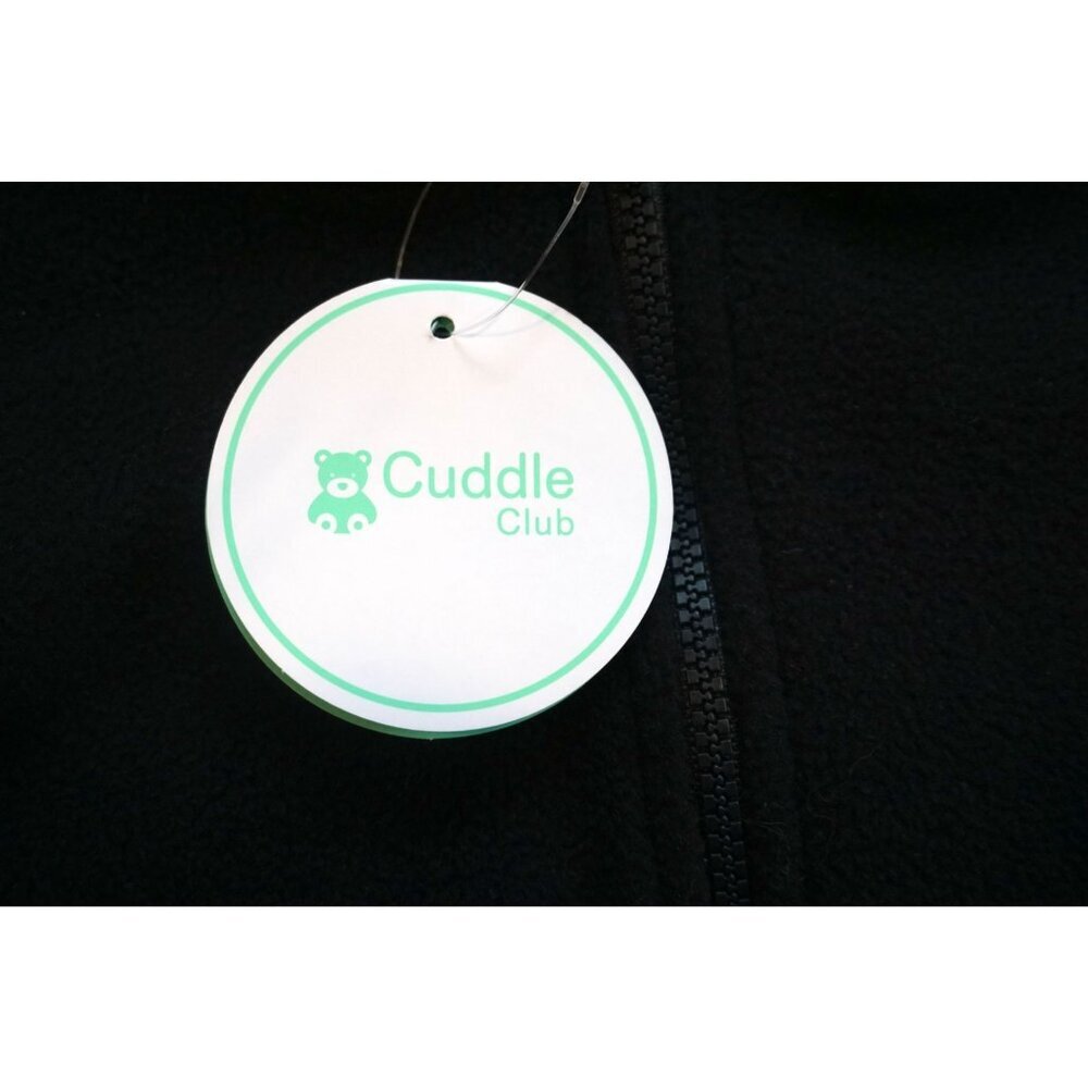 Cuddle Club One Piece Romper Hooded Fleece Jumper, Bear Black 18-24 months NWT - Picture 7 of 10